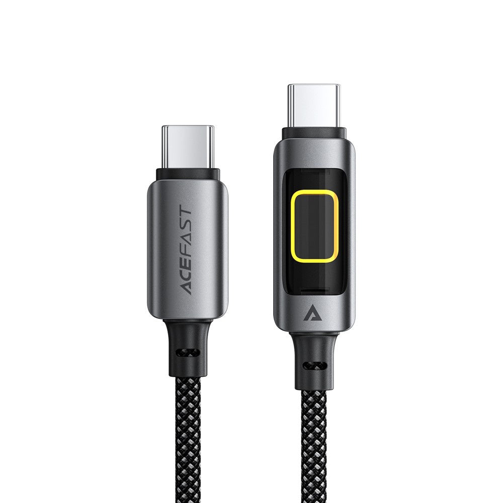 Cablu Date si Incarcare USB-C - USB-C Acefast C21-03, 60W, 1.2m, Negru