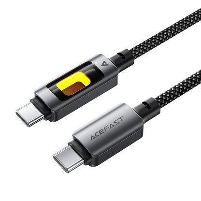 Cablu Date si Incarcare USB-C - USB-C Acefast C21-03, 60W, 1.2m, Negru