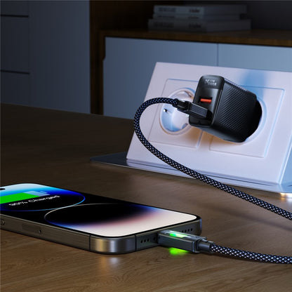 Cablu Date si Incarcare USB-C - USB-C Acefast C21-03, 60W, 1.2m, Negru
