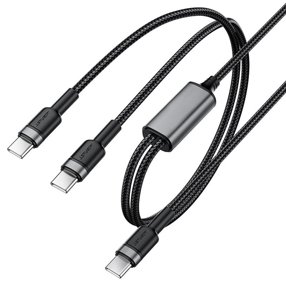 Cablu Date si Incarcare USB-C - 2 x USB-C Acefast C22-02, 100W, 1.25m, Negru