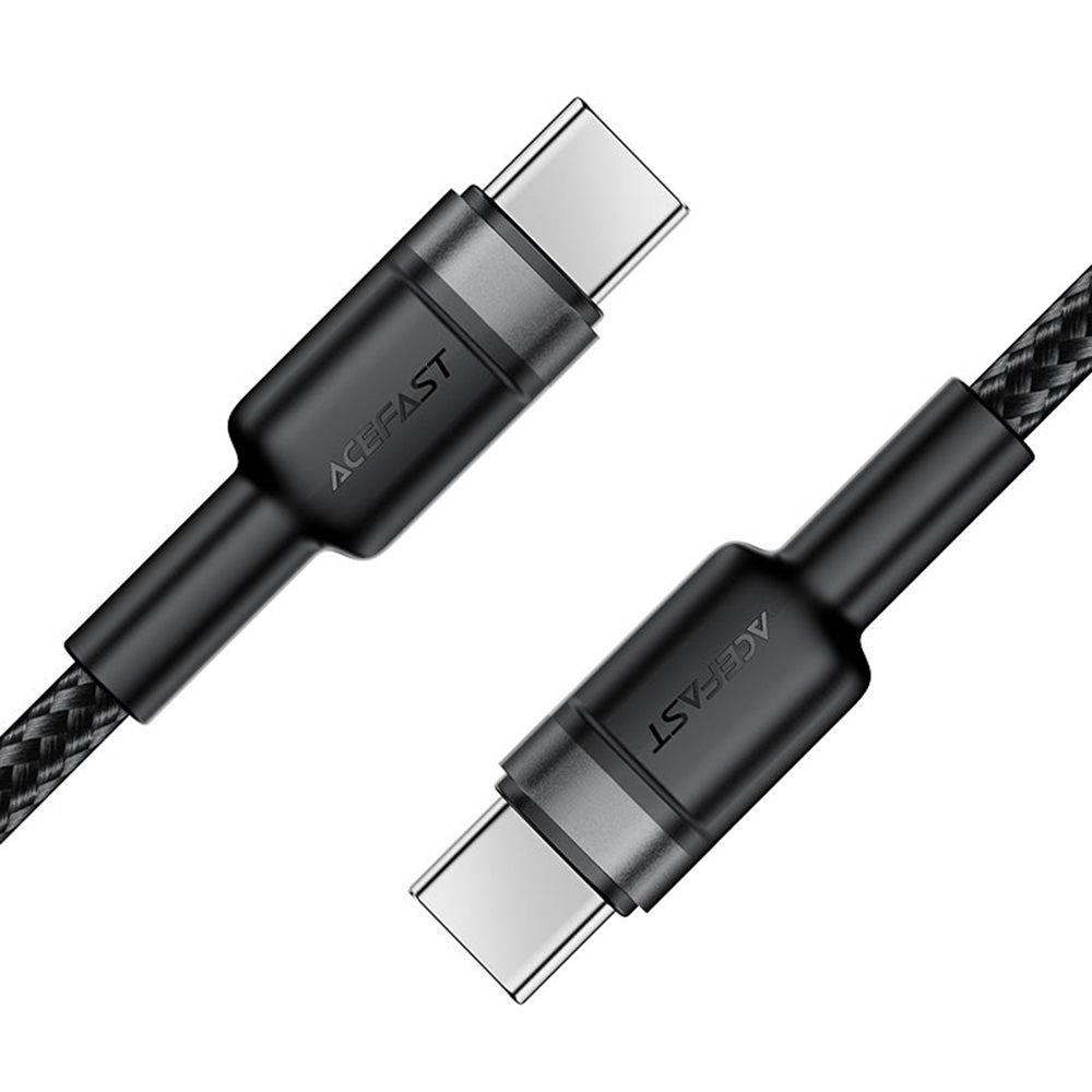 Cablu Date si Incarcare USB-C - USB-C Acefast C22-03, 60W, 1.2m, Negru