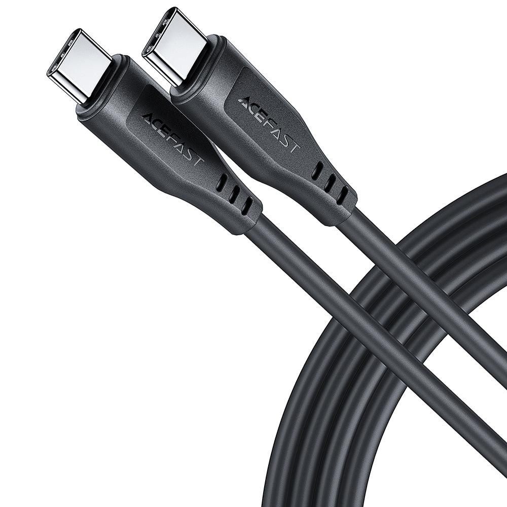 Cablu Date si Incarcare USB-C - USB-C Acefast C3-03, 60W, 1.2m, Negru