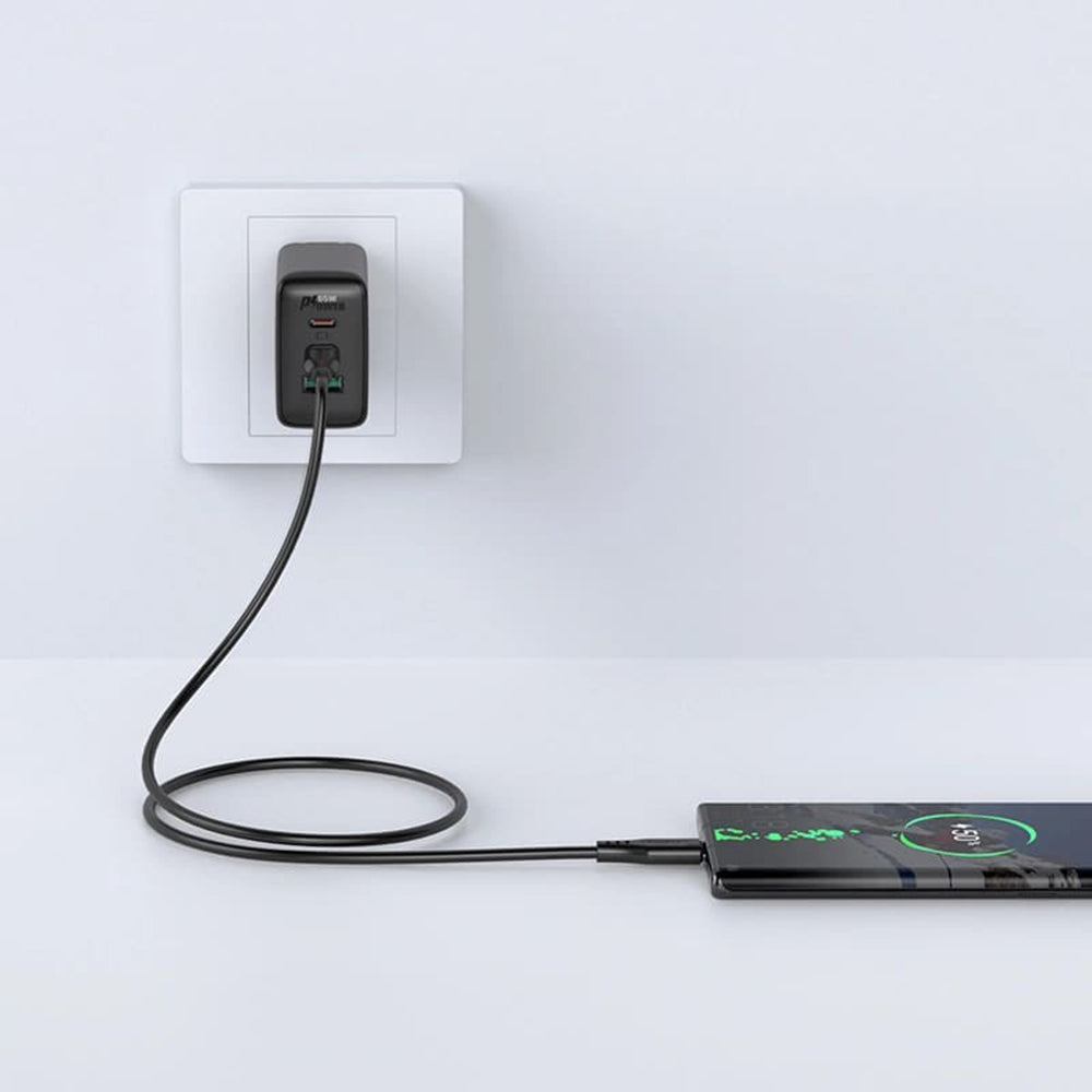 Cablu Date si Incarcare USB-C - USB-C Acefast C3-03, 60W, 1.2m, Negru
