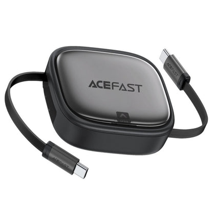 Cablu Date si Incarcare USB-C - USB-C Acefast Travel J3, 60W, 0.95m, Negru