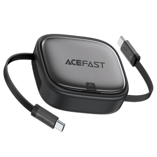 Cablu Date si Incarcare USB-C - USB-C Acefast Travel J3, 60W, 0.95m, Negru