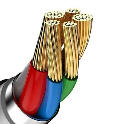 Cablu Date si Incarcare USB-C - USB-C Baseus Cafule, 60W, 2m, Set 3 bucati, Negru S0TV002132