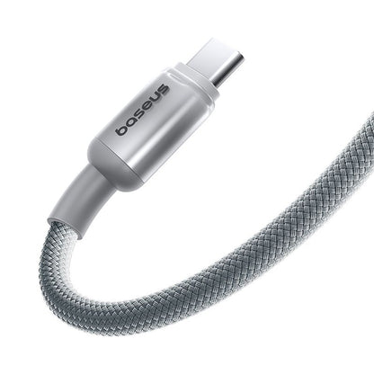 Cablu Date si Incarcare USB-C - USB-C Baseus Discolor, 100W, 1m, Argintiu E0420701