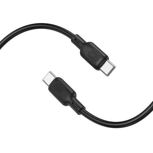 Cablu Date si Incarcare USB-C - USB-C Borofone BX113 Lenny, 60W, 2m, Negru