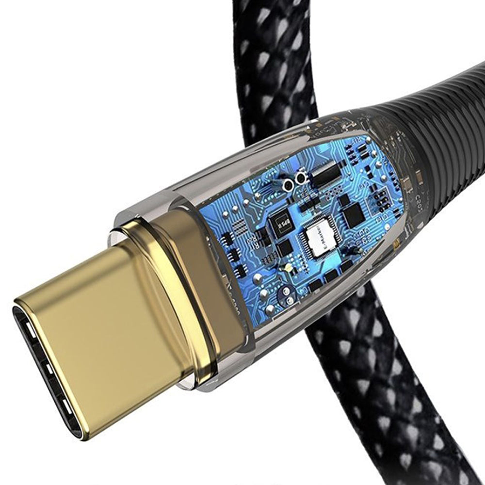 Cablu Date si Incarcare USB-C - USB-C Lito LD01, 60W, 1.2m, Negru