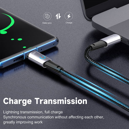 Cablu Date si Incarcare USB-C - USB-C Lito LD10CC, 60W, 1m, Negru