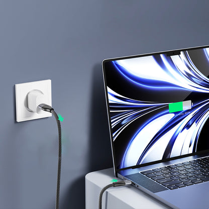 Cablu Date si Incarcare USB-C - USB-C Lito LD23CC, 100W, 1m, Gri