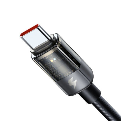 Cablu Date si Incarcare USB-C - USB-C McDodo CA-2840 Auto Power Off, 100W, 1.2m, Negru