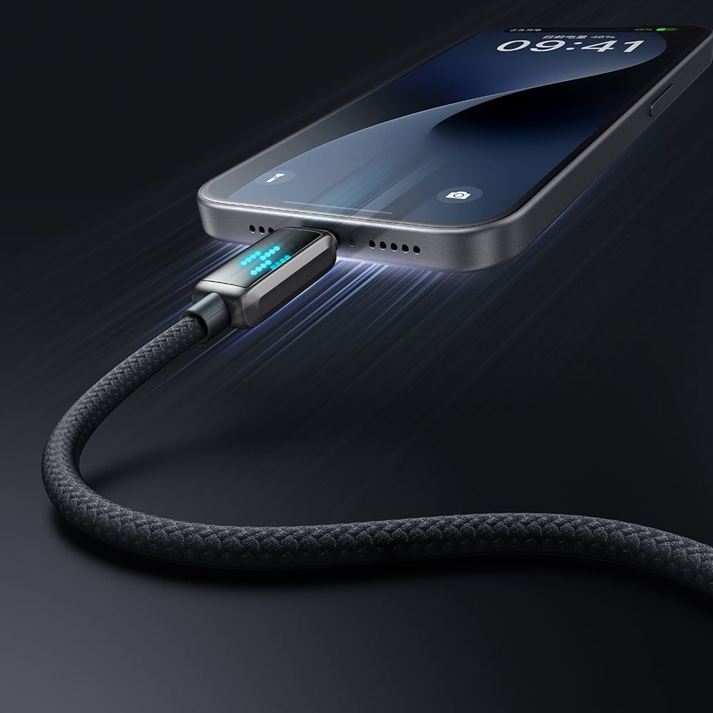 Cablu Date si Incarcare USB-C - USB-C McDodo CA-4250 Display, 100W, 1.2m, Negru