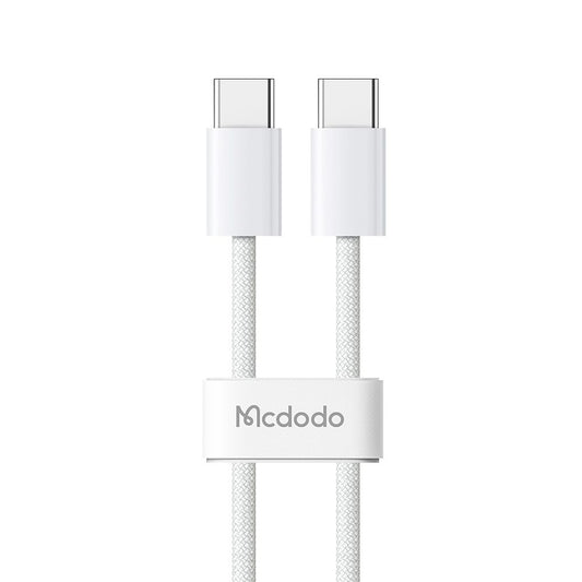 Cablu Date si Incarcare USB-C - USB-C McDodo CA-5690, 60W, 1m, Alb