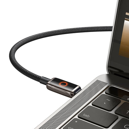 Cablu Date si Incarcare USB-C - USB-C McDodo CA-6680 Auto Power Off, 100W, 1.2m, Negru