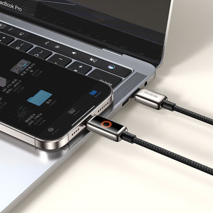 Cablu Date si Incarcare USB-C - USB-C McDodo CA-6680 Auto Power Off, 100W, 1.2m, Negru