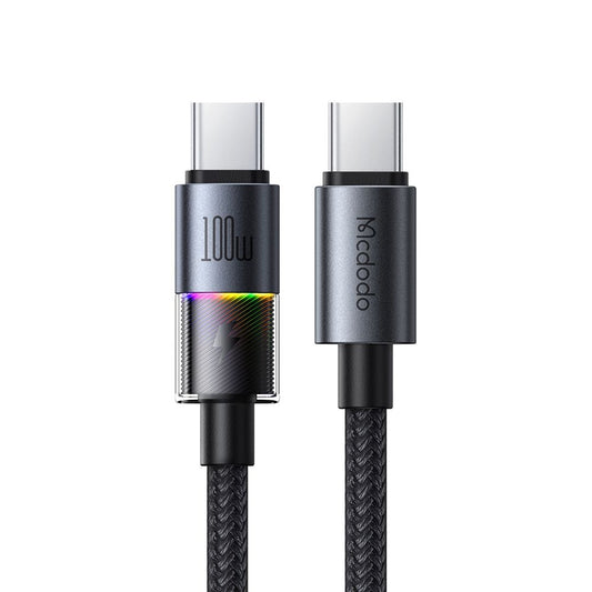 Cablu Date si Incarcare USB-C - USB-C McDodo CA-8200 Colorful, 100W, 1.2m, Negru