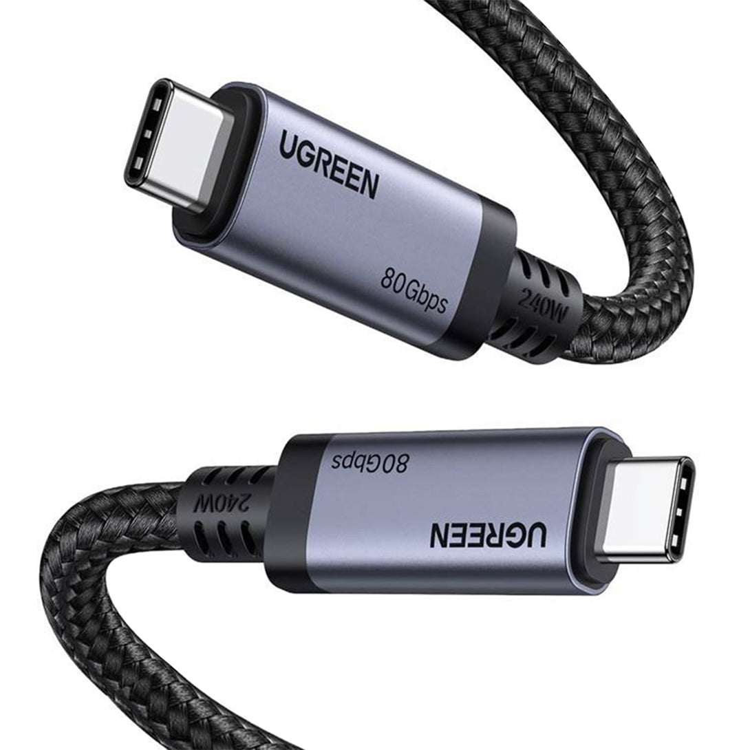 Cablu Date si Incarcare USB-C - USB-C UGREEN L706 (65383), 240W, 1m, Negru