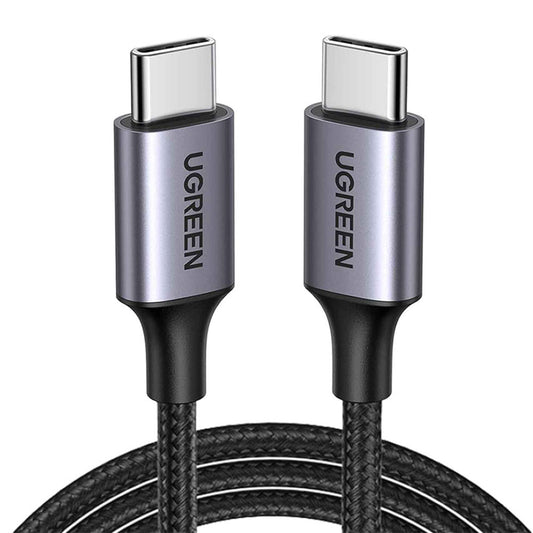 Cablu Date si Incarcare USB-C - USB-C UGREEN US261 (50152), 60W, 2m, Gri