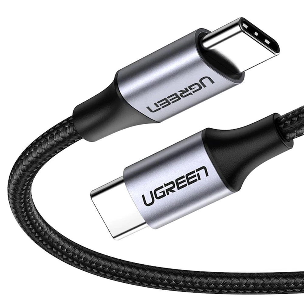 Cablu Date si Incarcare USB-C - USB-C UGREEN US261 (50152), 60W, 2m, Gri