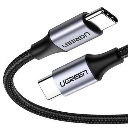 Cablu Date si Incarcare USB-C - USB-C UGREEN US261 (50152), 60W, 2m, Gri