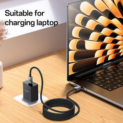 Cablu Date si Incarcare USB-C - USB-C Yesido CA196, 60W, 1.2m, Negru