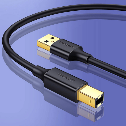Cablu Imprimanta UGREEN US135, USB-A - USB-B, 5m, Negru