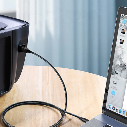 Cablu Imprimanta UGREEN US370, USB-C - USB-B, 1m, Negru