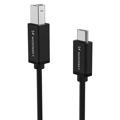 Cablu Imprimanta WZK WKDDY1S, USB-C - USB-B, 1m, Negru