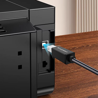 Cablu Imprimanta WZK WKDDY2S, USB-C - USB-B, 2m, Negru