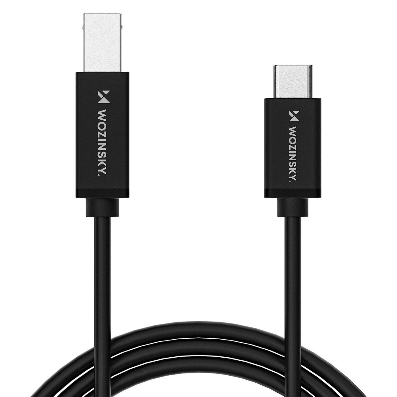 Cablu Imprimanta WZK WKDDY2S, USB-C - USB-B, 2m, Negru