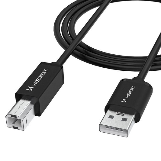 Cablu Imprimanta WZK WKDDY3S, USB-A - USB-B, 2m, Negru