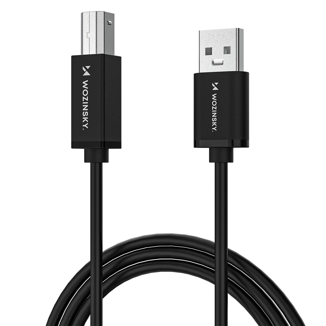Cablu Imprimanta WZK WKDDY3S, USB-A - USB-B, 2m, Negru