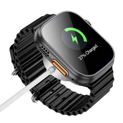Cablu Incarcare HOCO CW59 pentru Apple Watch / Samsung Galaxy Watch Series, Alb