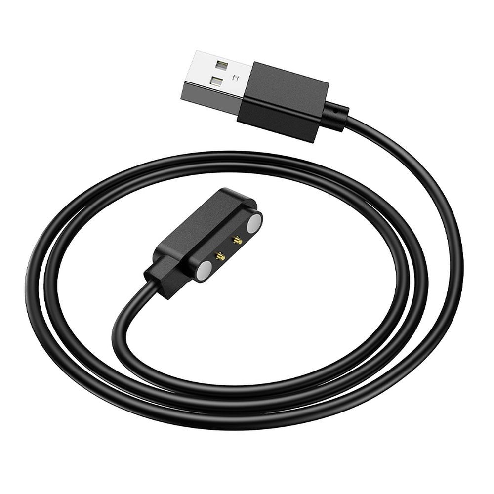 Cablu Incarcare pentru Smartwatch HOCO Y25, USB-A, Negru