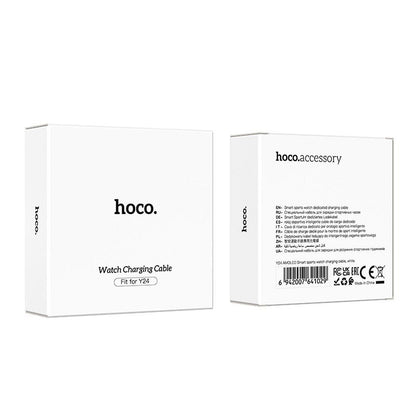 Cablu Incarcare pentru Smartwatch HOCO Y24, USB-A, Alb
