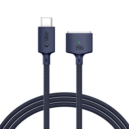Cablu Incarcare Tech-Protect MMC01 Ultraboost, USB-C - MagSafe 3, 140W, 2m, Bleumarin