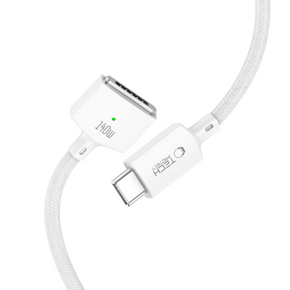 Cablu Incarcare Tech-Protect MMC01 Ultraboost, USB-C - MagSafe 3, 140W, 2m, Alb