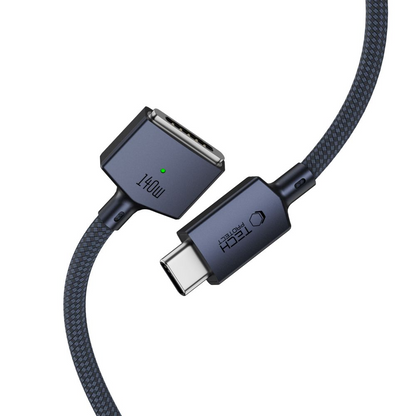 Cablu Incarcare Tech-Protect MMC01 Ultraboost, USB-C - MagSafe 3, 140W, 2m, Bleumarin