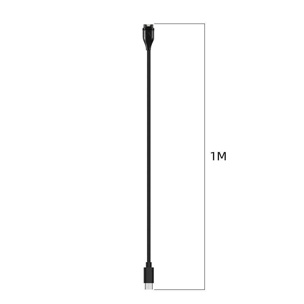 Cablu Incarcare Techsuit TGC2 pentru Garmin Watch Fenix / vivoactive Series, USB-C, Negru