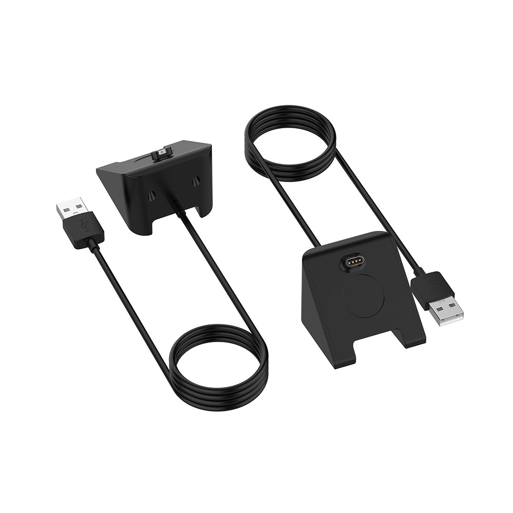 Cablu Incarcare Techsuit TGC3 pentru Garmin Fenix 5 Plus / 7X / 6X / 6 / 5, USB-A, Negru
