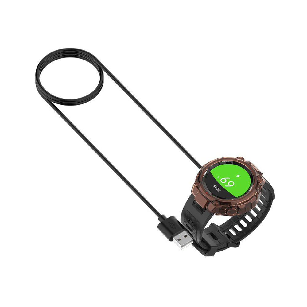 Cablu Incarcare Techsuit THA2 pentru Amazfit Watch Series, USB-A, Negru
