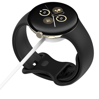 Cablu Incarcare Techsuit THC5 pentru Google Pixel Watch 3 45mm / Watch 3 41mm, USB-A, Alb