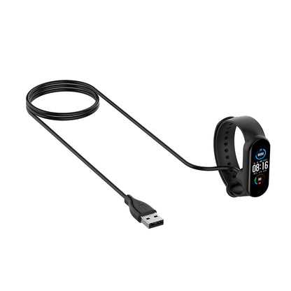 Cablu Incarcare Techsuit TXC1 pentru Xiaomi Smart Band 7 / 6 / 5, USB-A, Negru