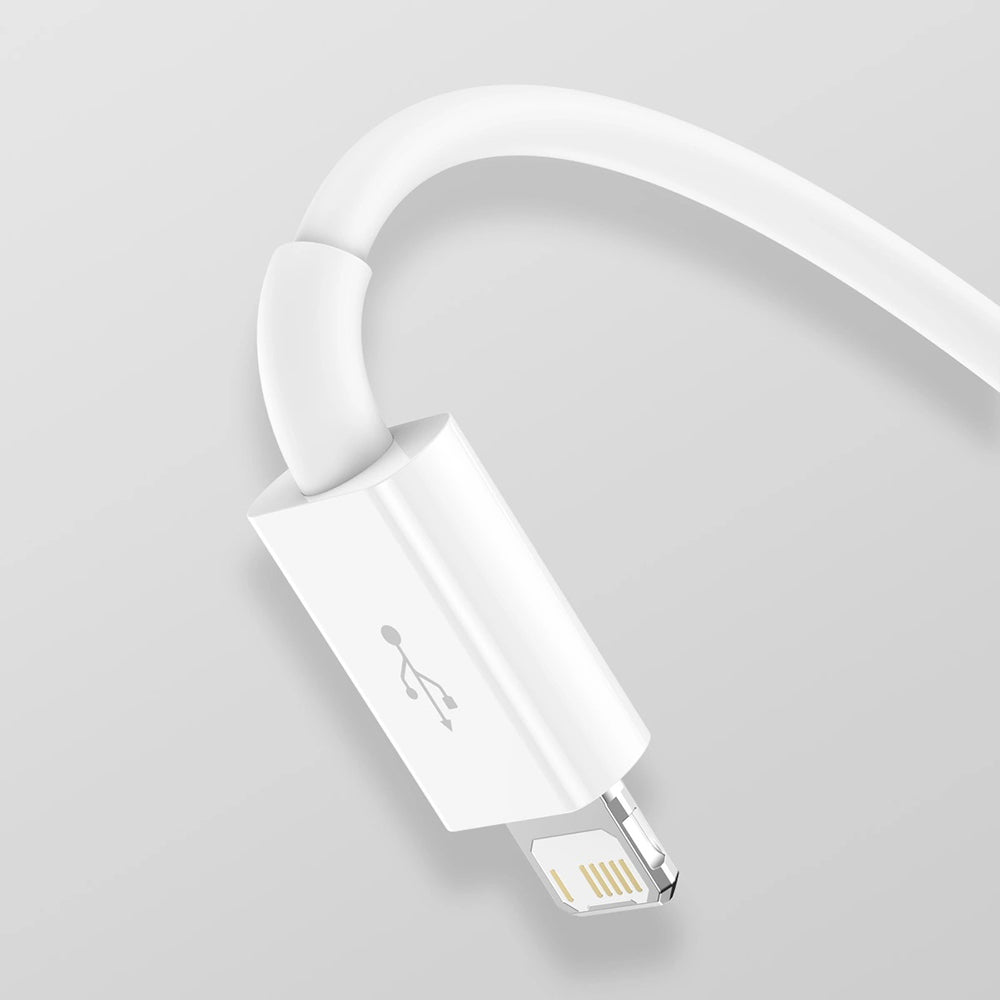 Cablu Incarcare USB-A - Lightning / microUSB / USB-C Baseus Superior 3in1 Series, 20W, 1m, Alb P10320105221-00