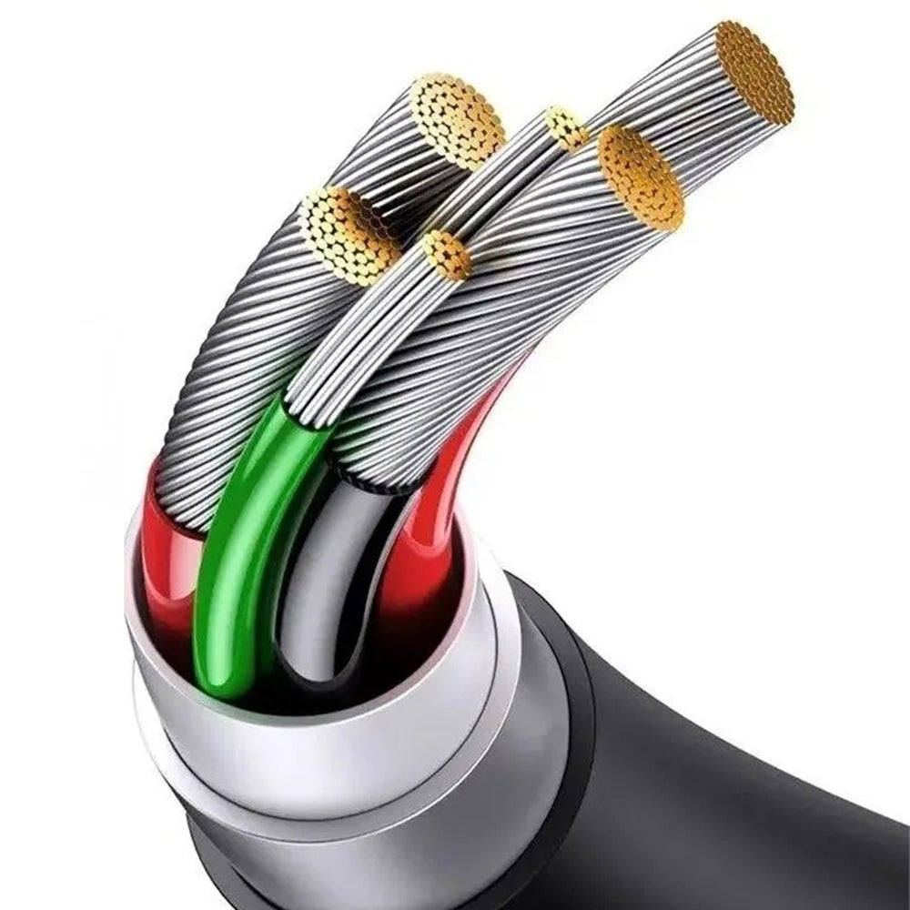 Cablu Incarcare USB-A - Lightning / microUSB / USB-C Baseus 3in1, 100W, 1.5m, Alb P10377705213-00