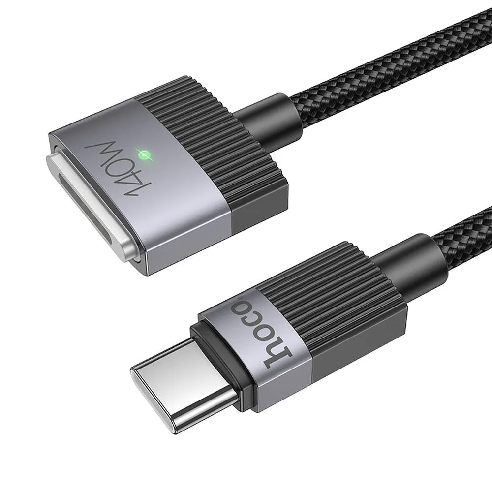 Cablu Incarcare HOCO U141, USB-C - MagSafe 3, 140W, 1.8m, Negru