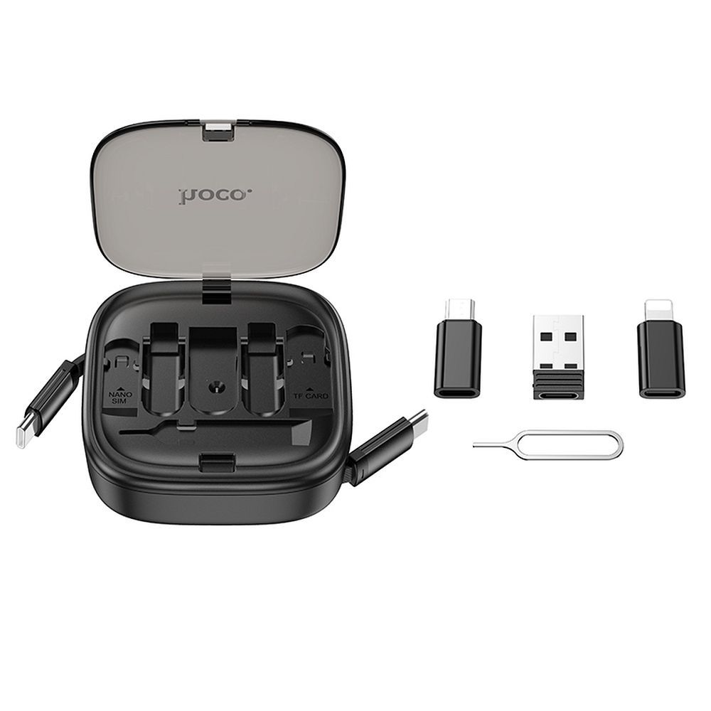 Cablu Date si Incarcare USB-C - USB-C HOCO U140, 60W, 0.95m, Negru