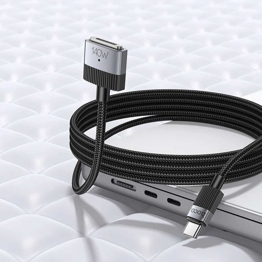 Cablu Incarcare HOCO U141, USB-C - MagSafe 3, 140W, 1.8m, Negru