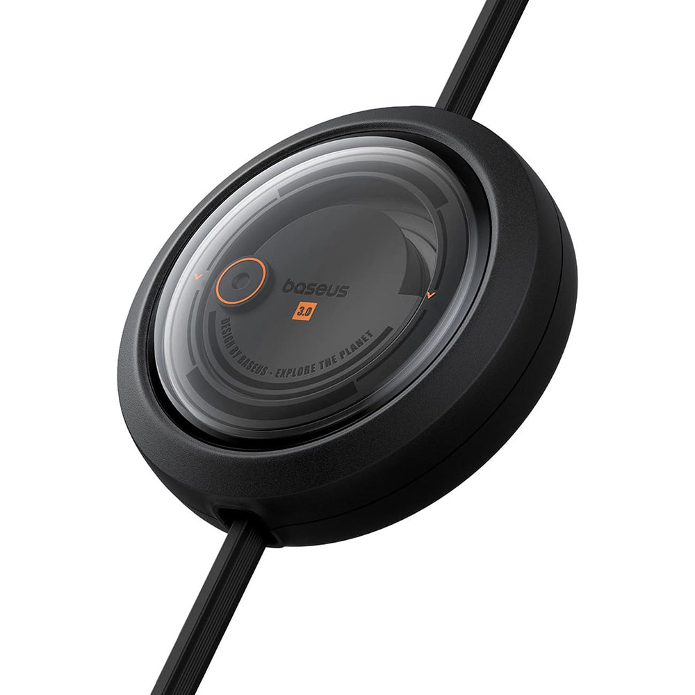 Cablu Incarcare USB-C - Lightning / microUSB / USB-C Baseus Free2Draw Retractable, 100W, 1.1m, Negru P10368700111-04